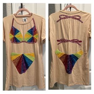 Queen of Sparkles Swim Cover Up